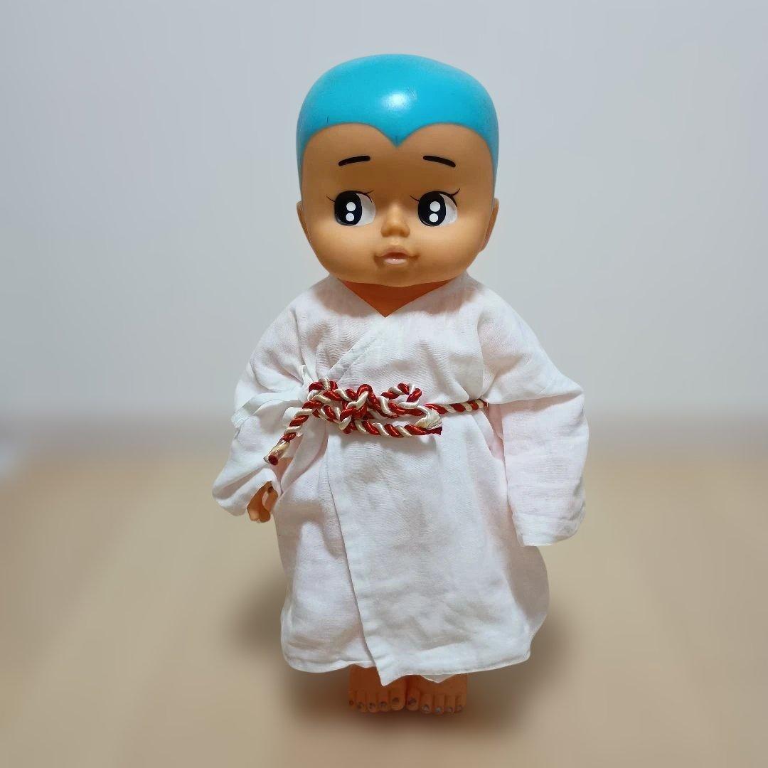 一休さん　ソフビフィギュア貯金箱　当時物希少　顔手足可動　昭和レトロ