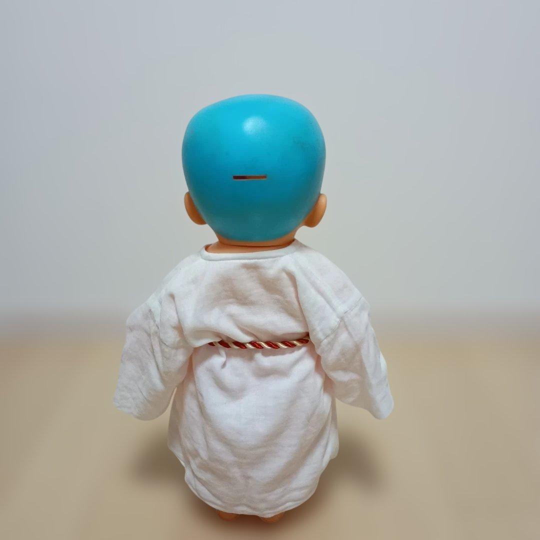 一休さん　ソフビフィギュア貯金箱　当時物希少　顔手足可動　昭和レトロ