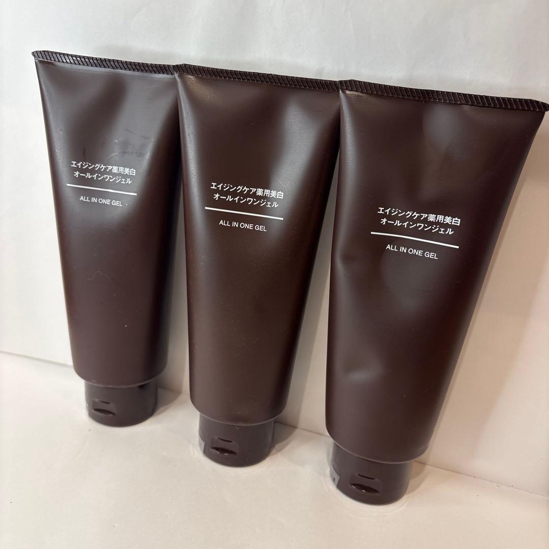 無印良品 エイジングケア薬用美白オールインワンジェル200g 3本