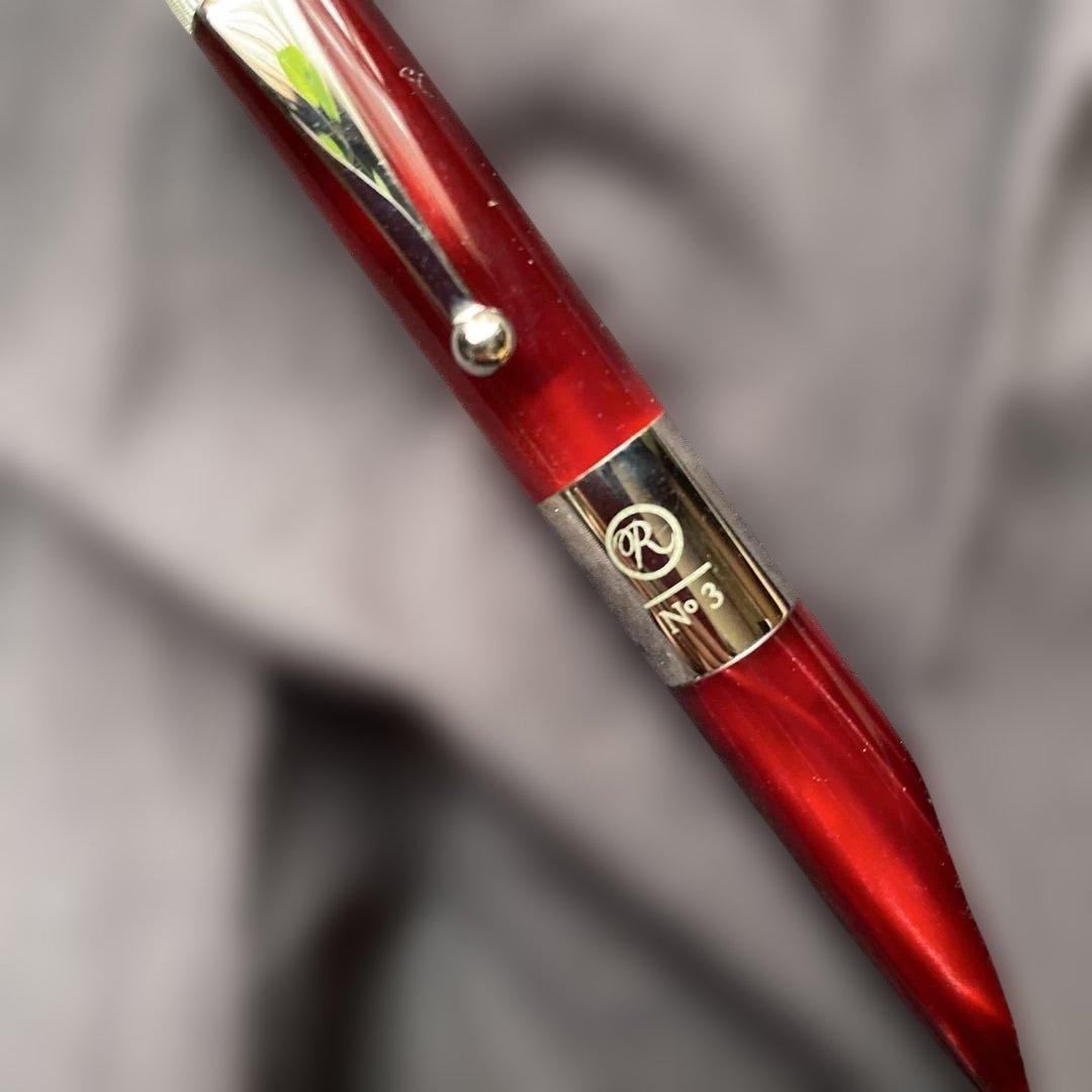 やまちゃんくん　ROMEO ボールペン 太軸イタリアンレッド　ケース付き