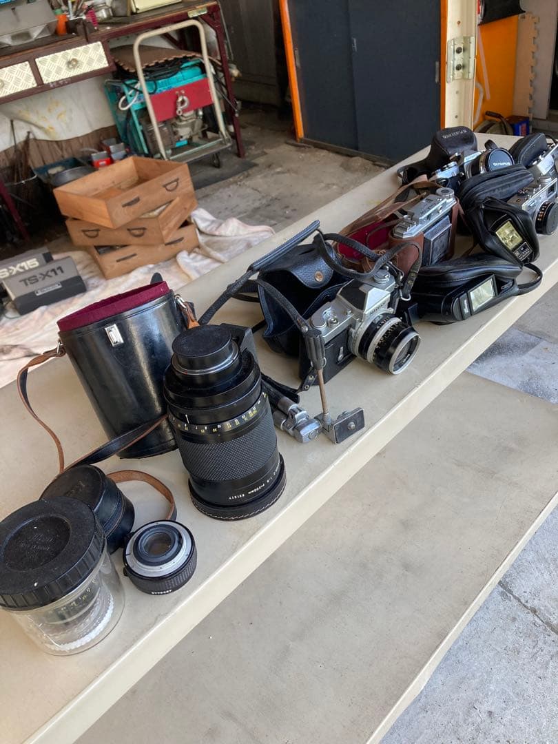 古〜い昭和レトロなカメラ、まとめ売り！