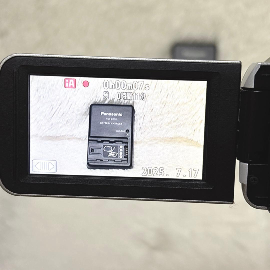 【美品】Panasonic HDC-TM45 ホワイト VW-ACK180