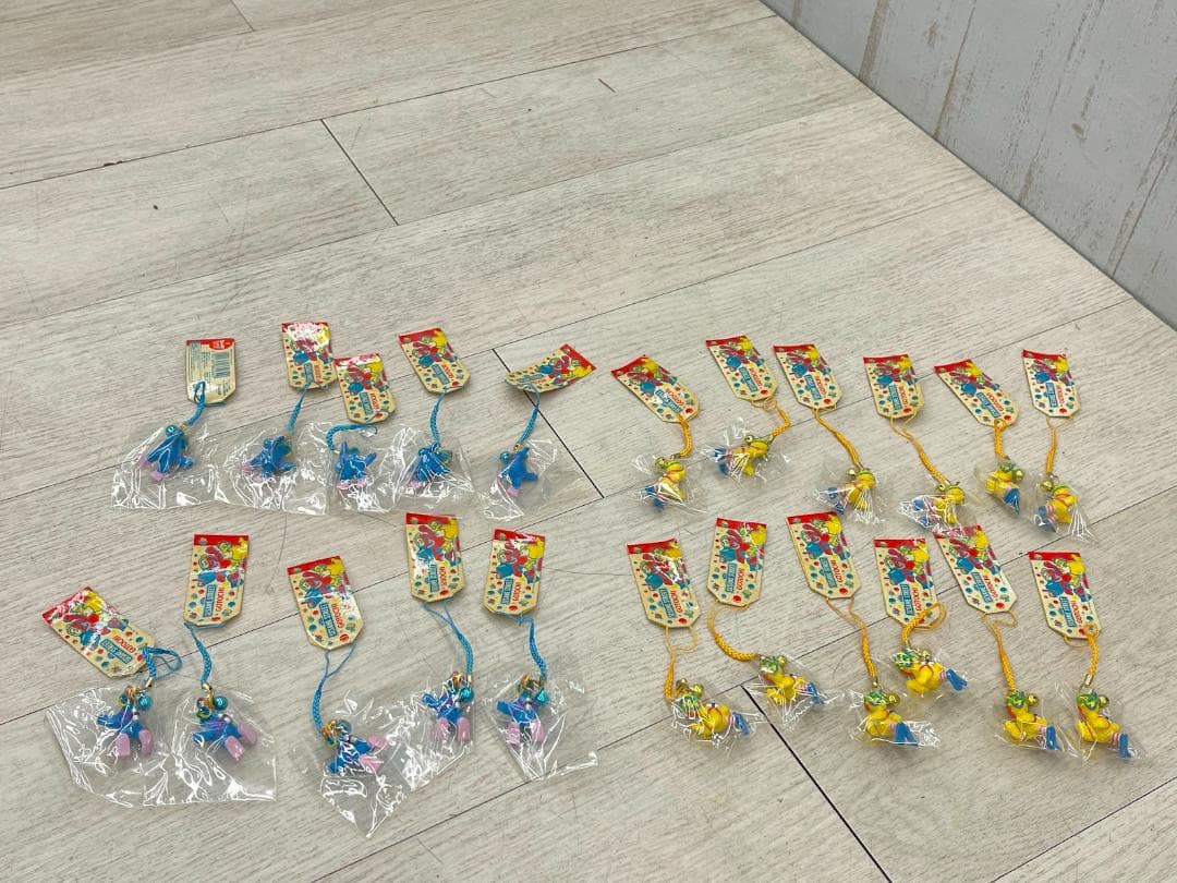 希少 当時物 セサミストリート 水族館 根付け 2種 22個 日本限定