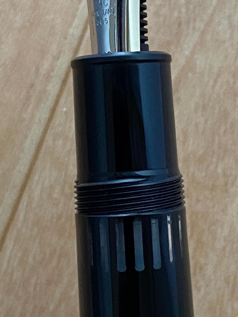 美品 モンブラン マイスターシュテュック 149 万年筆 エボナイト 14C細字