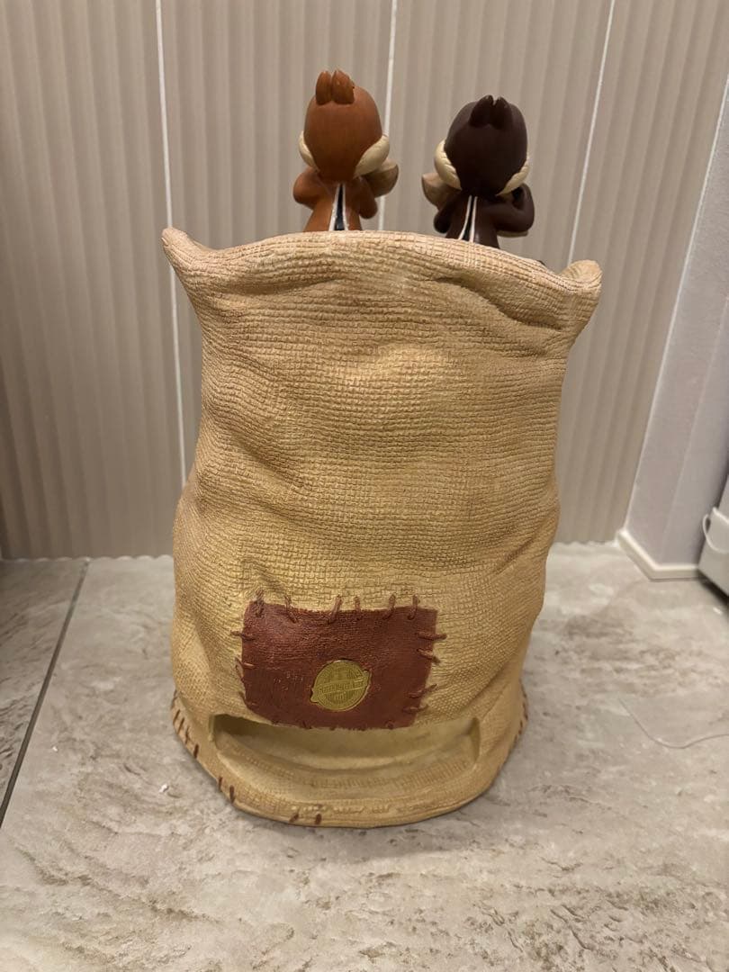 チップとデール ピーナッツ袋 フィギュア　傘立て　箱付き