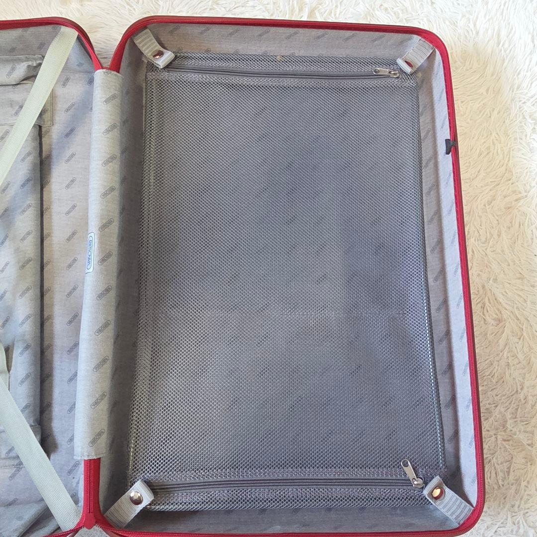 美品 希少 RIMOWA サルサ 63L キャリーケース レッド 855.63