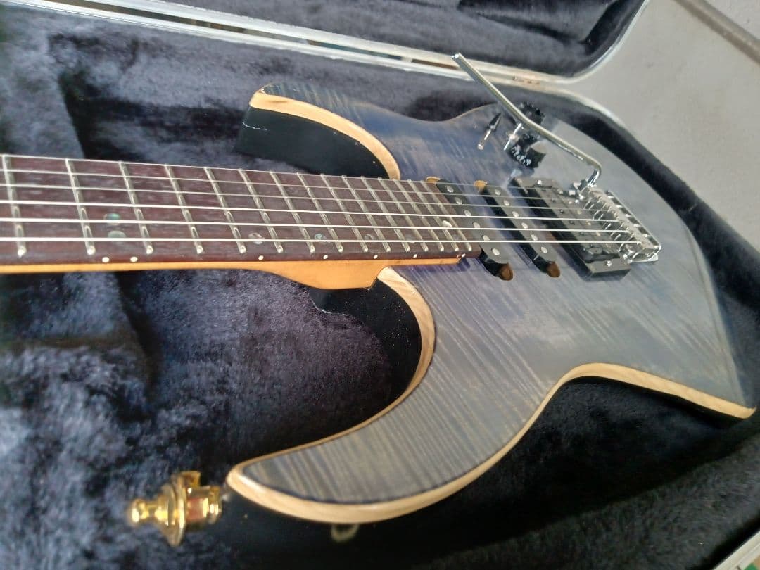 ９０年代　純国産　レア！　フレイムメイプル エレキギター　中信楽器製造