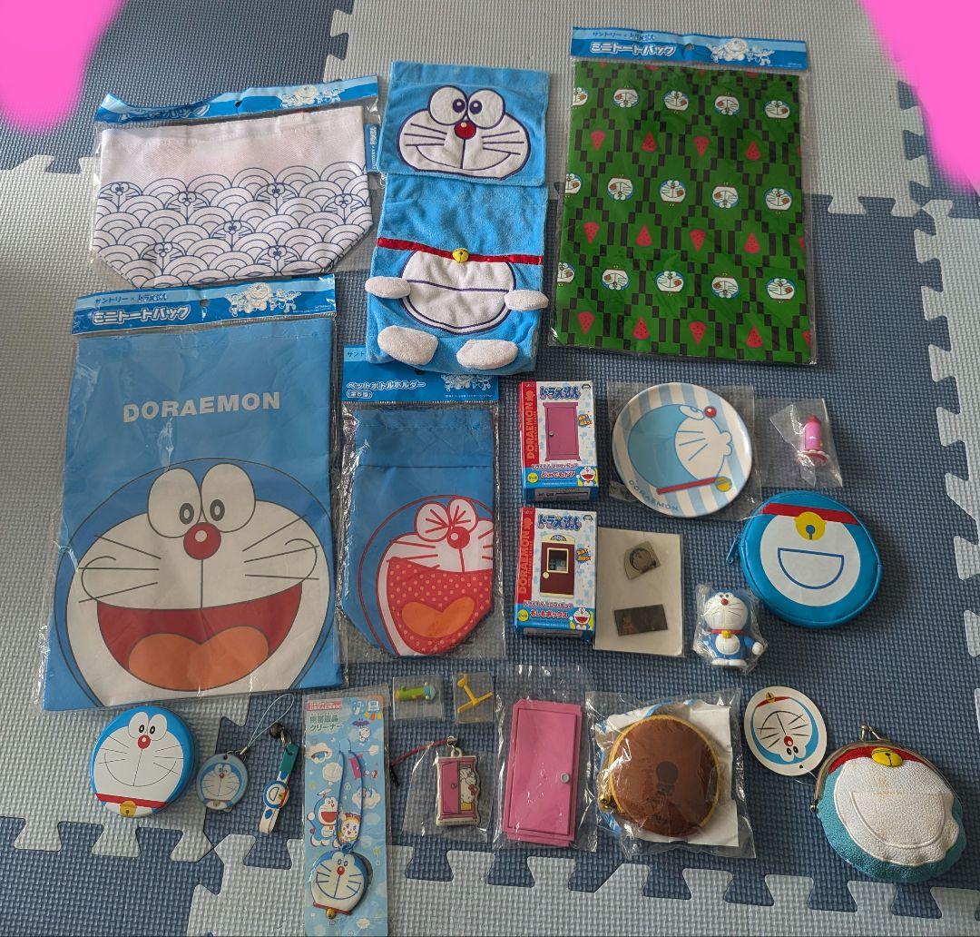 ほとんど未使用、新品の　かわいい　ドラえもん　グッズ　まとめ売り