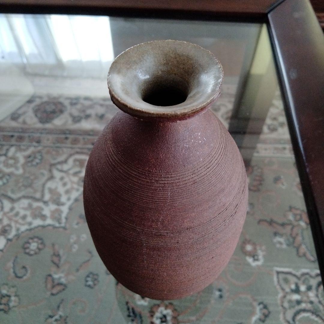 貴重中国骨董　南蛮焼花器花入れ在銘(晋)の国中国やベトナムなど東南アジアの焼き物