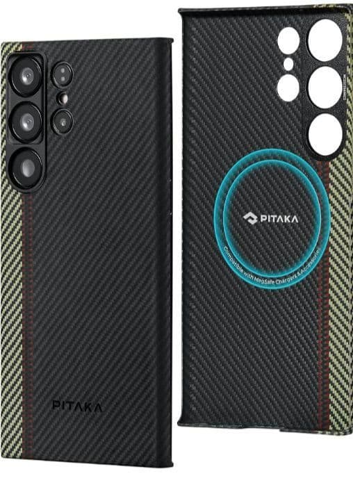 ［PITAKA」Galaxy S23 Ultra ケース アラミド繊維製