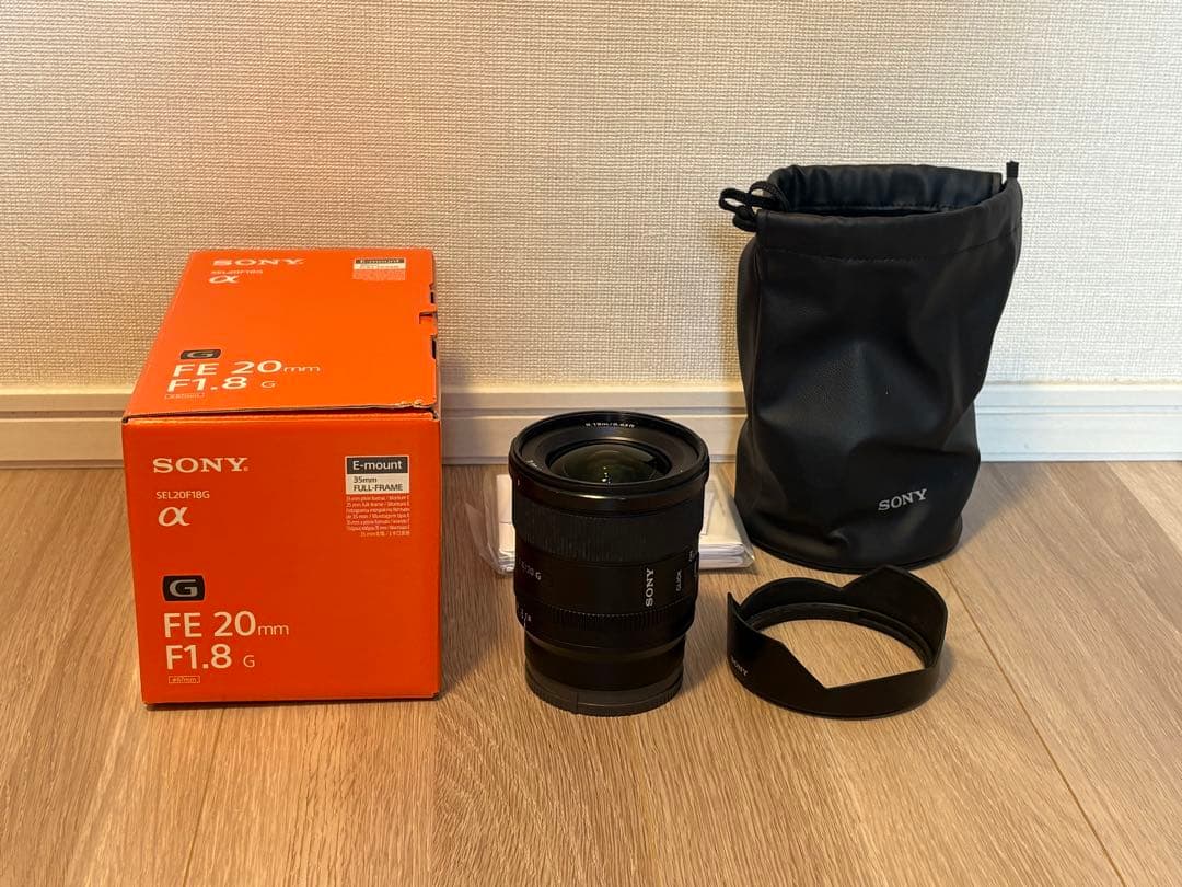 Sony FE 20mm F1.8 G SEL20F18G ソニー