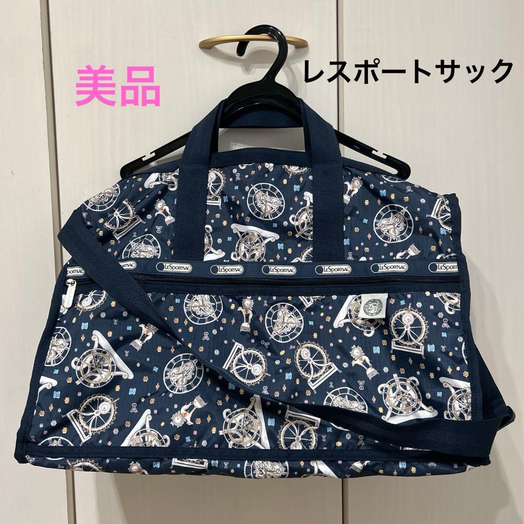 美品❤︎レスポートサック　コラボ品　ネイビー