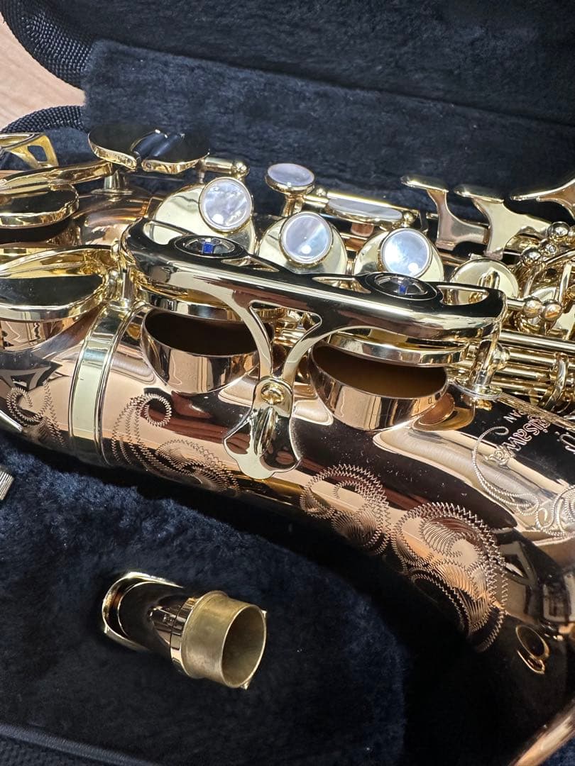 【期間限定値下げ】ヤナギサワカーブドソプラノサックスSC-WO20特注MPC付き