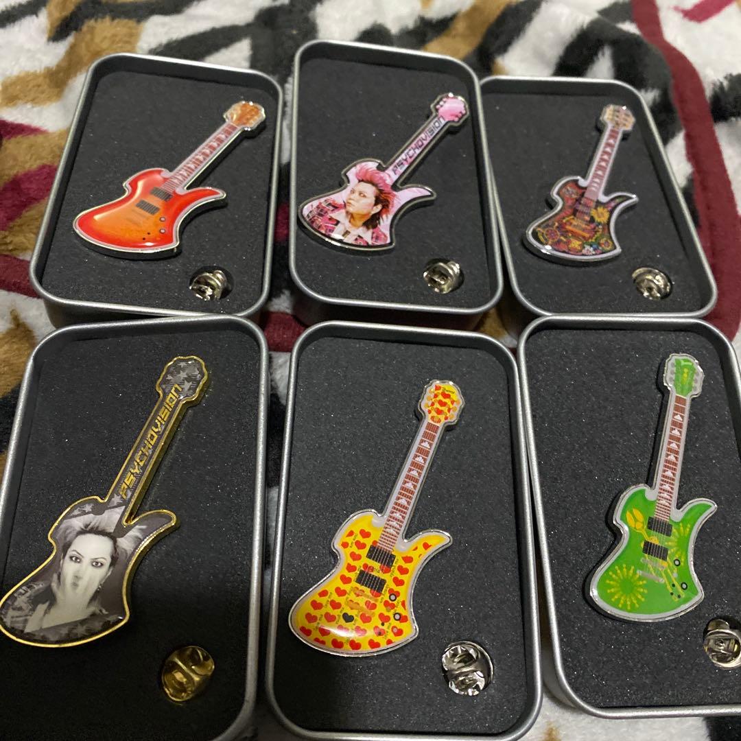 hide サイコビジョン　限定ピンバッジ全6種　コンプリート　おまけ付き