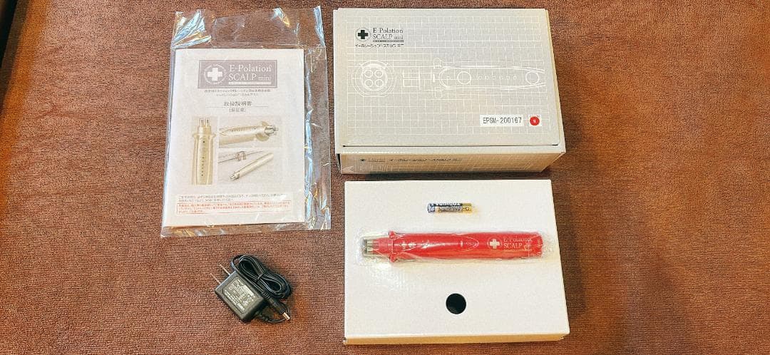 イーポレーション スカルプミニ 美容器　レッド