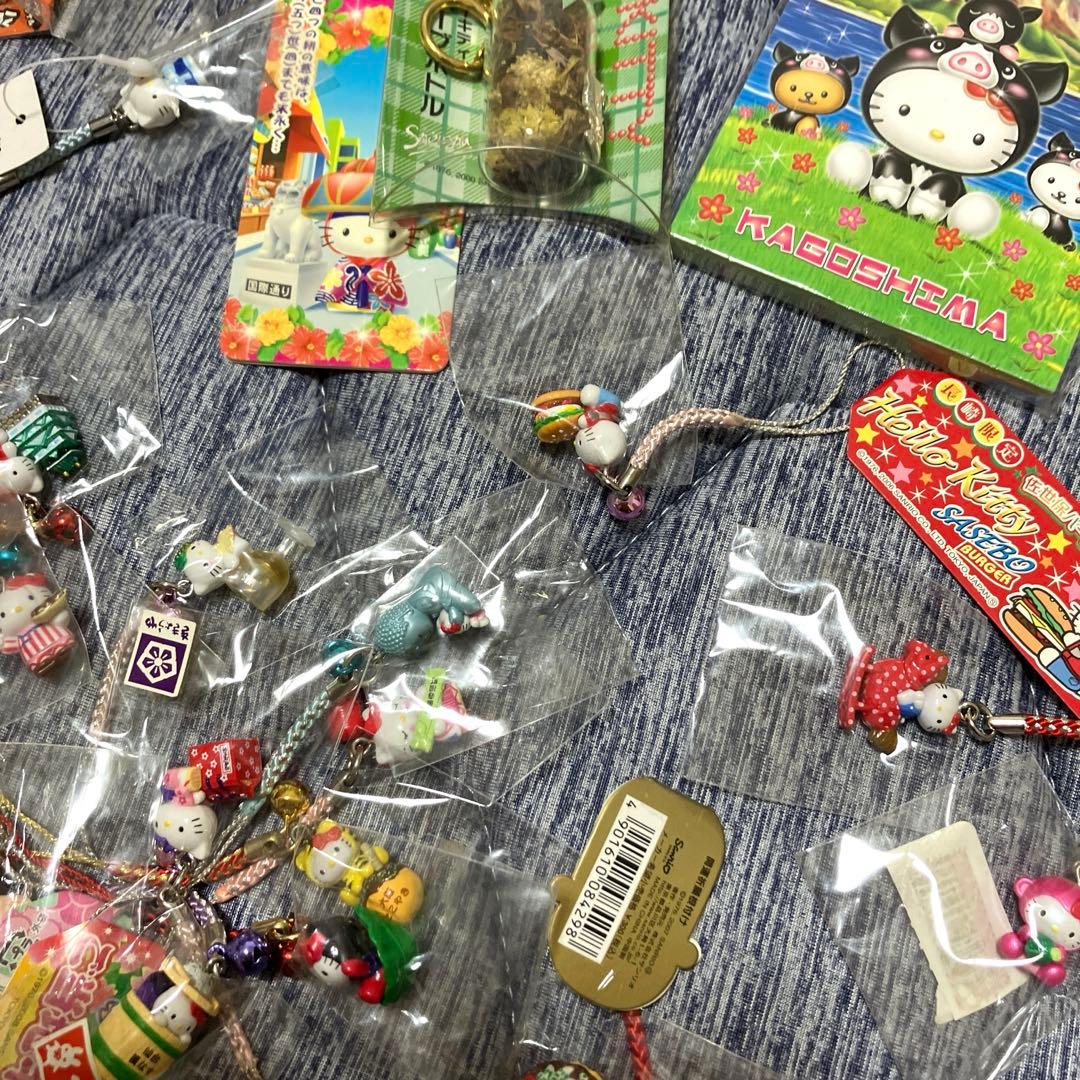 ハローキティご当地キティセット根付やストラップなど