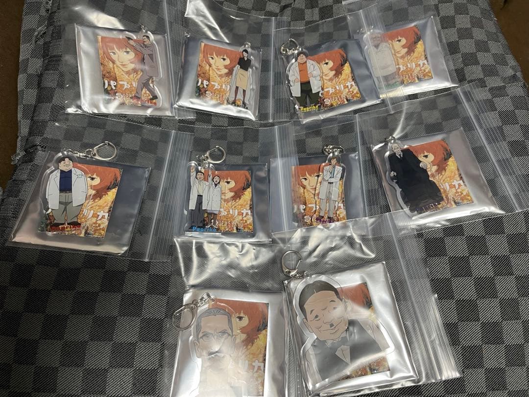 今敏　パプリカ　クリアスタンドキーホルダー　10点セット