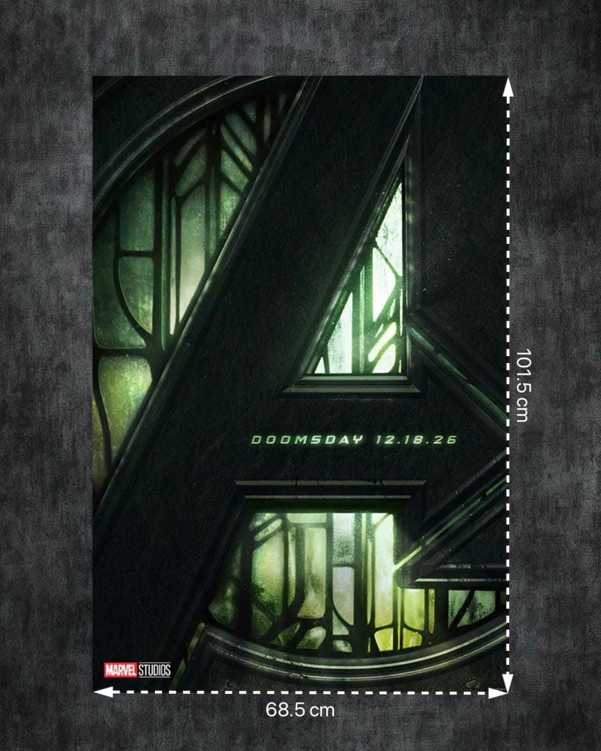 *枚数限定*映画館用両面印刷ポスターUS版:アベンジャーズ/ドゥームズデイ