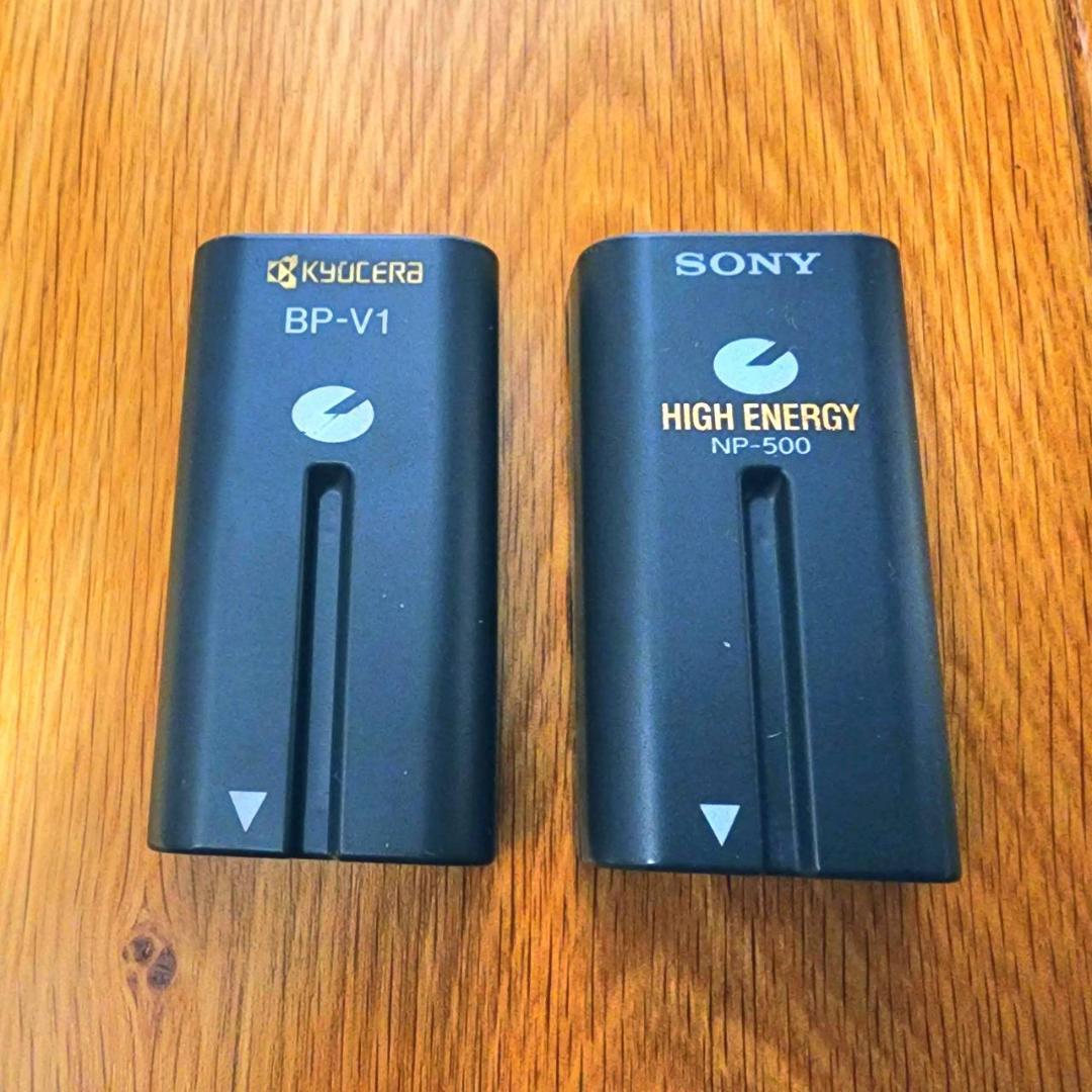 【動作確認済】希少 高画質 Hi8 SONY 京セラ ビデオカメラ セット