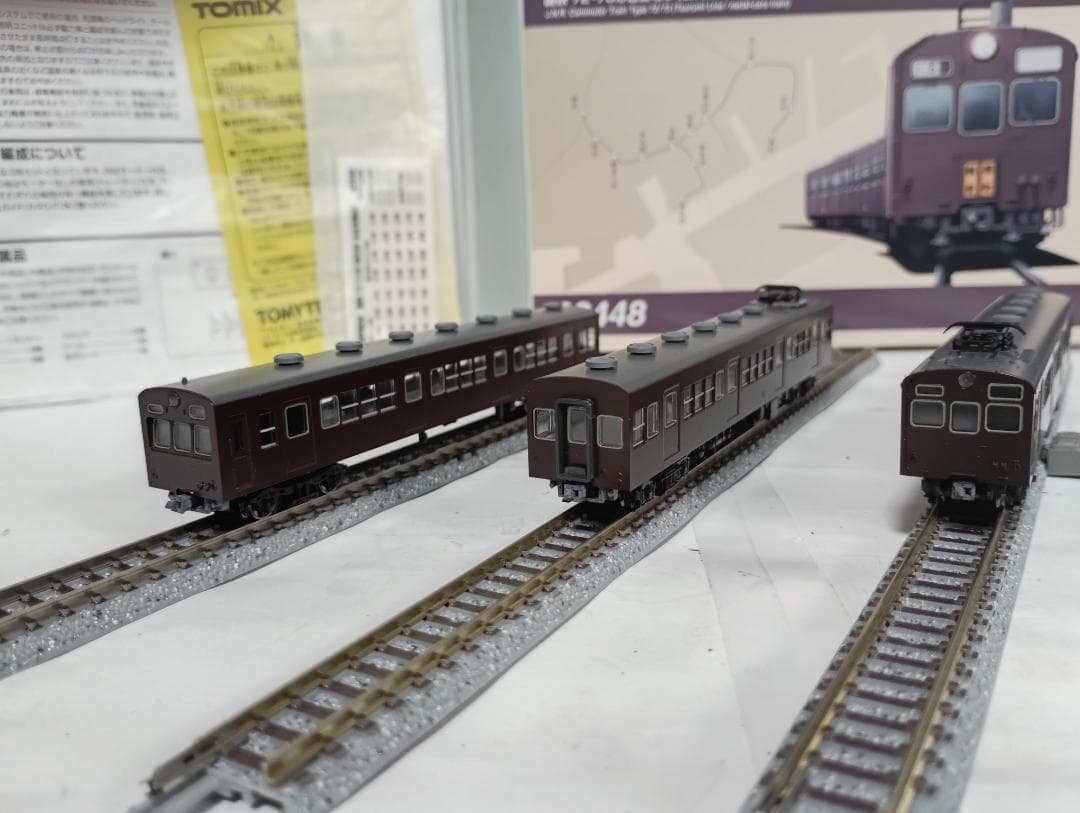 TOMIX 92448 国鉄72・73形通勤電車（鶴見線　全金車編成）セット