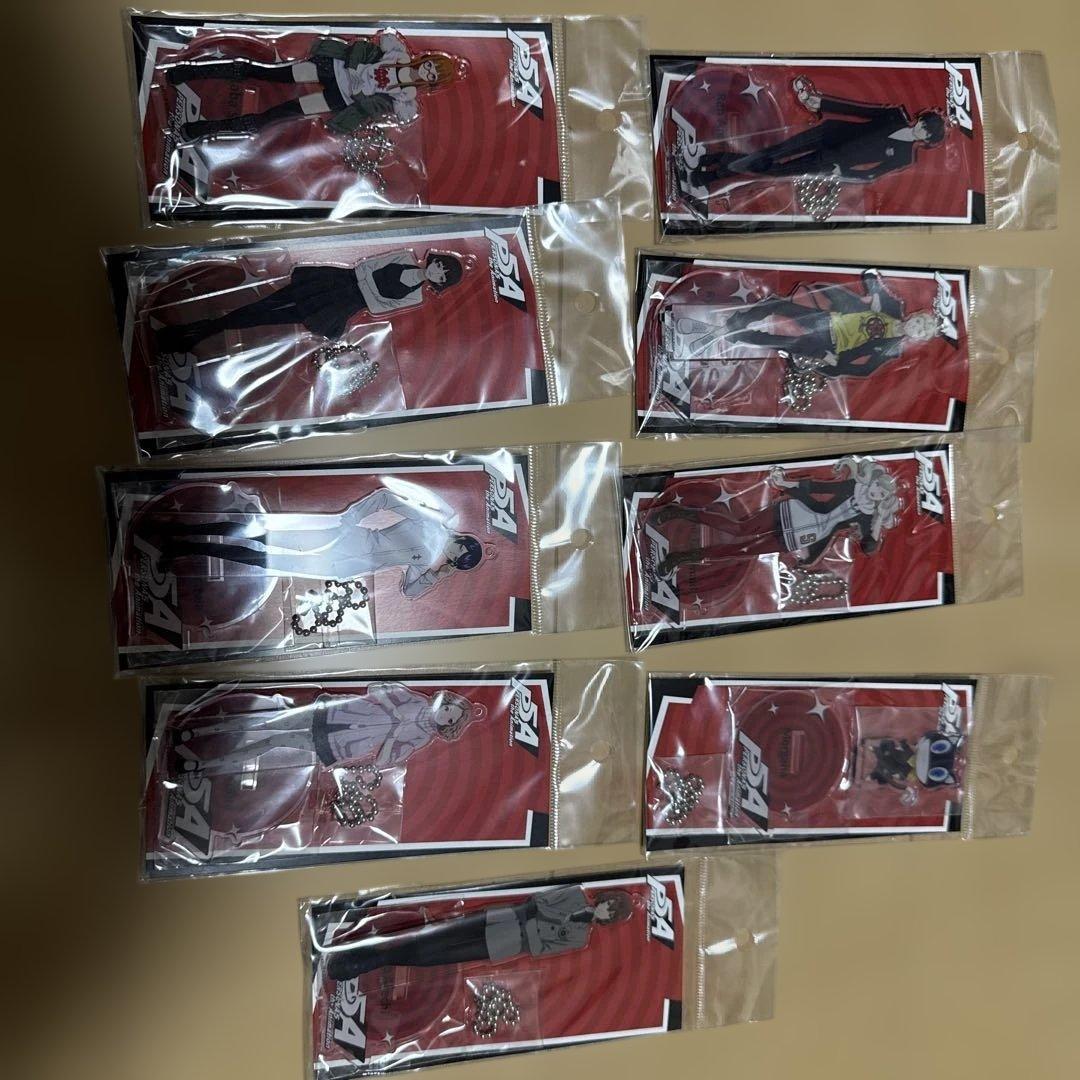 P5A アクリルスタンド　 ペルソナ5 秀尽学園高校購買部　9種コンプ