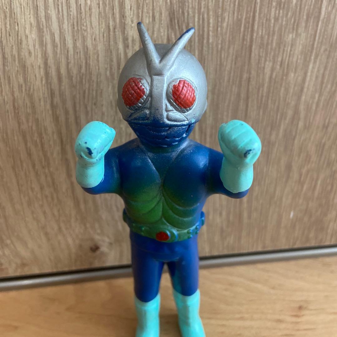 当時物 ビンテージ ミニ ソフビ ポピー 12cm 仮面ライダー