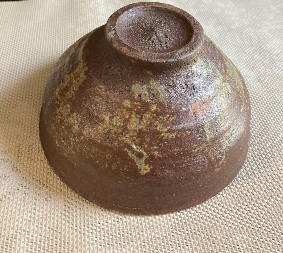 茶道具　抹茶茶碗　高麗茶碗　柿の蒂