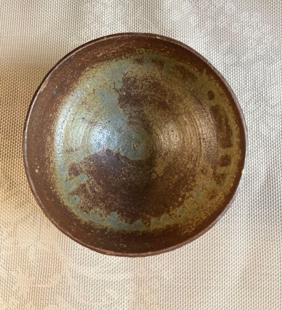 茶道具　抹茶茶碗　高麗茶碗　柿の蒂