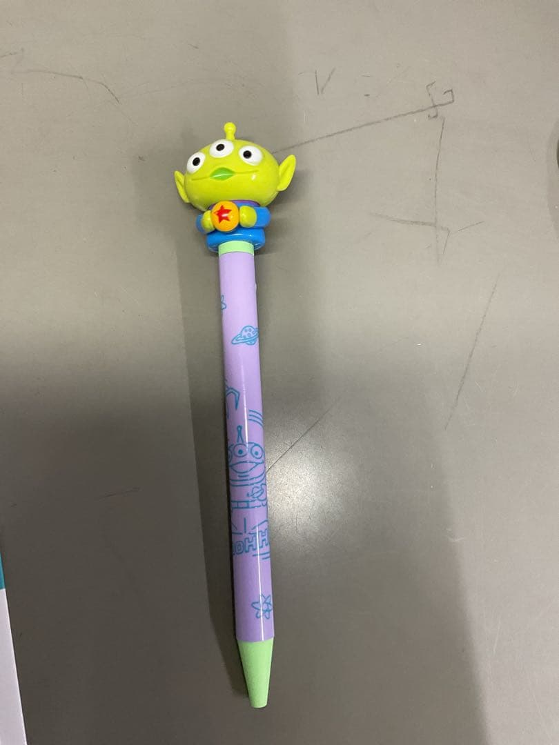 グリーンメン ボールペン 薄紫色