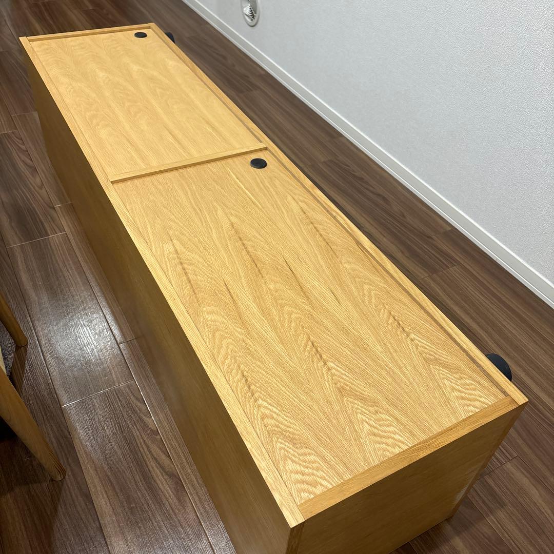 【無印良品】スタッキングキャビネット　テレビ台　オーク材