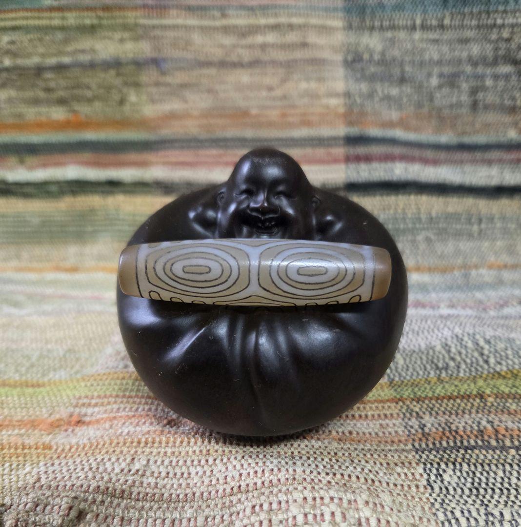 056　天珠　龍眼銀線天珠　　龍六眼　　　dzibeads！