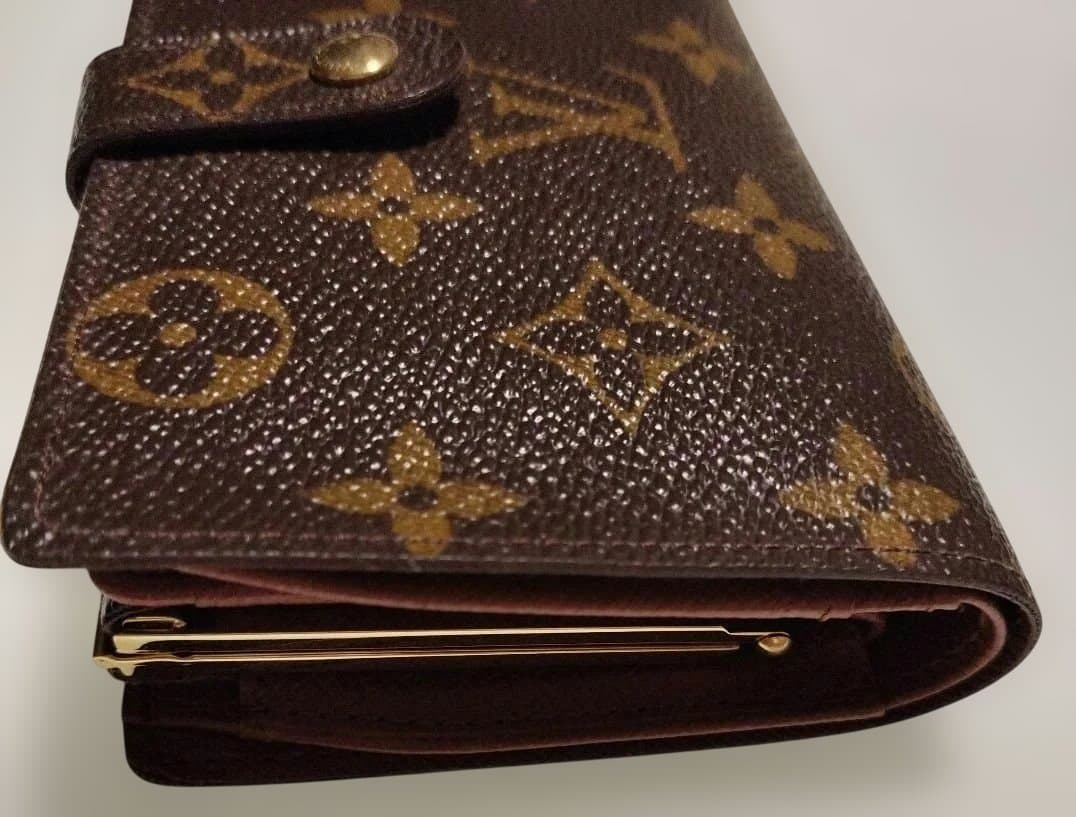 【美品】ルイヴィトン モノグラム ポルトフォイユ ヴィエノワ がま口 折り財布