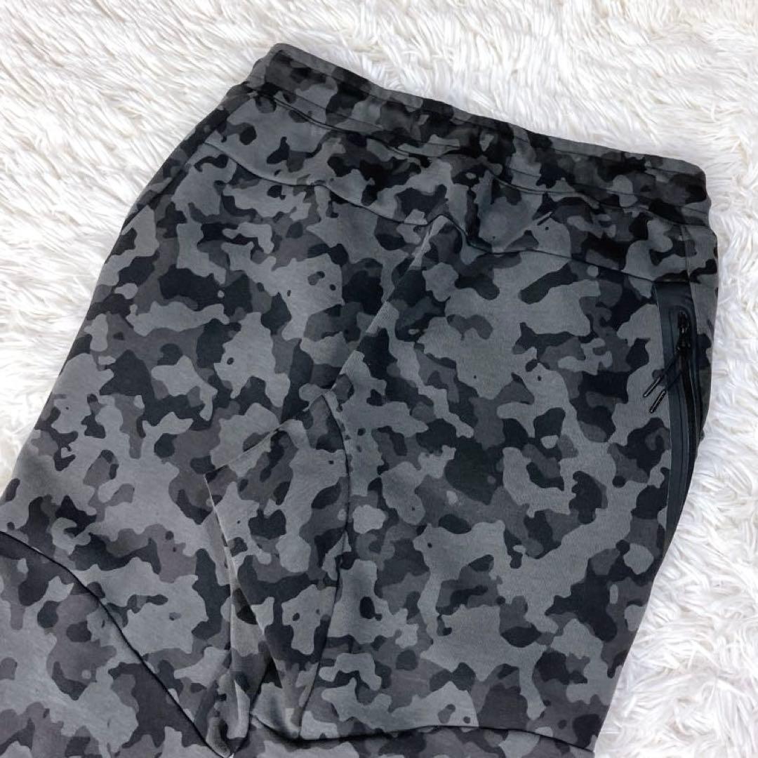 ✨ナイキ テックフリース セットアップ ジャージ グレー カモフラ 迷彩 M