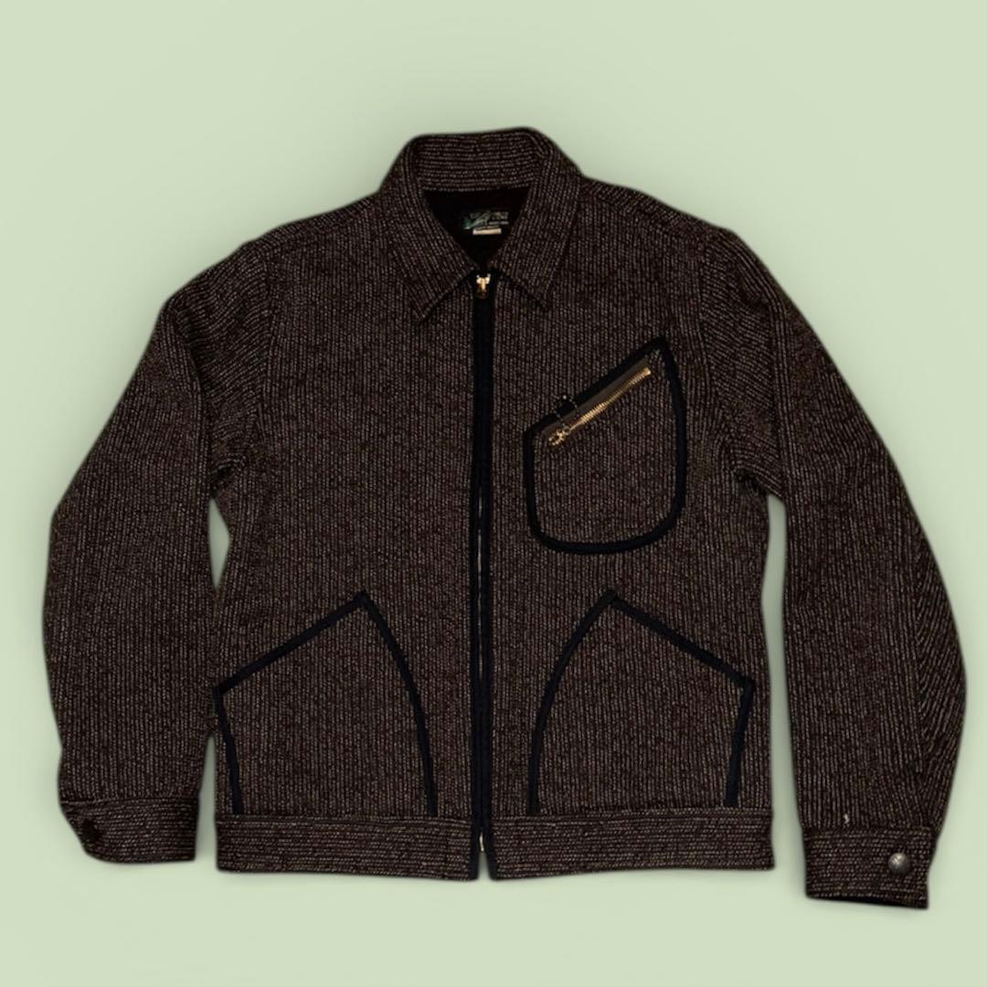 Sugar cane ビーチクロスジャケット　ごま塩　36