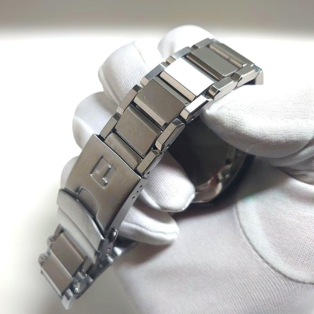 極美品TISSOTティソ T-レース T141417B　ブルー　クォーツ