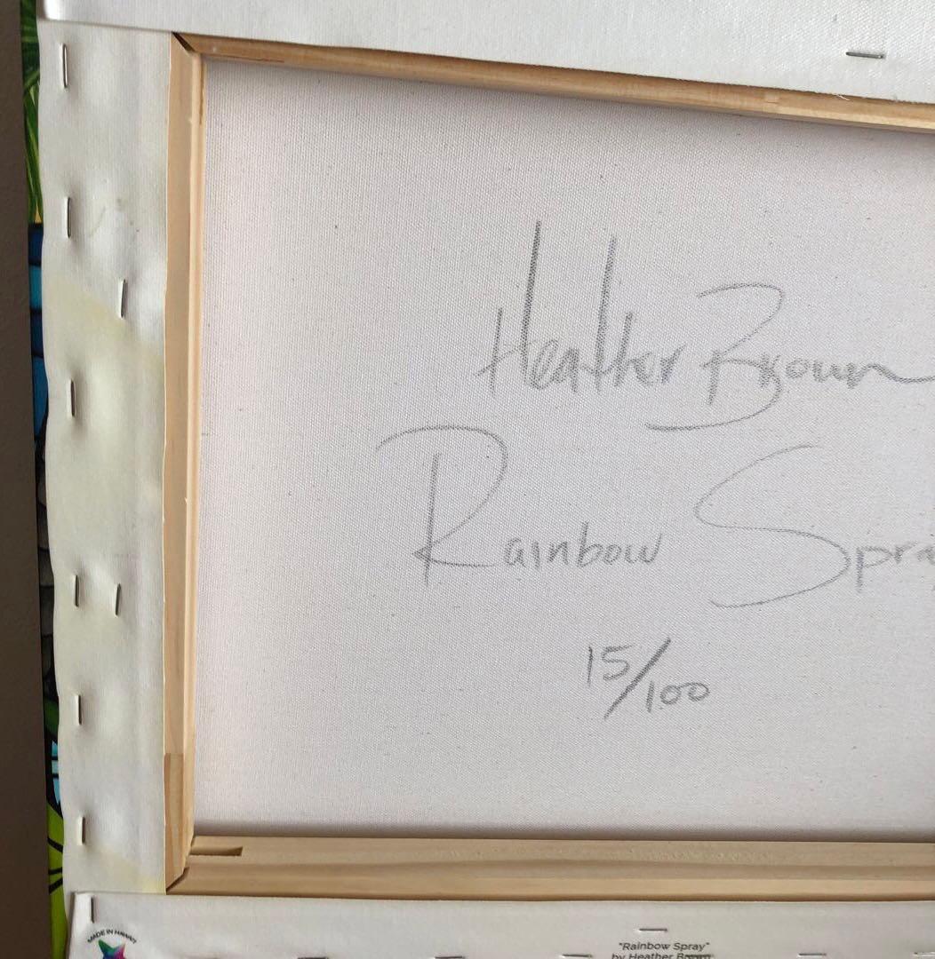 ヘザーブラウン　Heather Brown RAINBOW SPRAY ジクレー