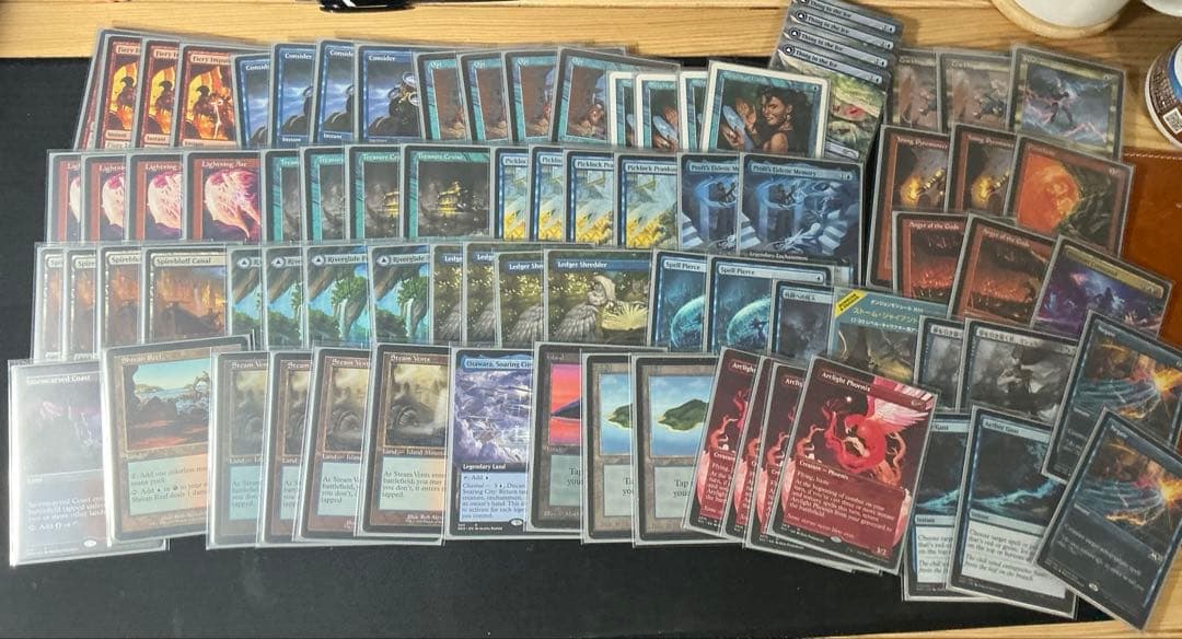 【MTG】パイオニア　イゼットフェニックス デッキ、サイド、おまけ付