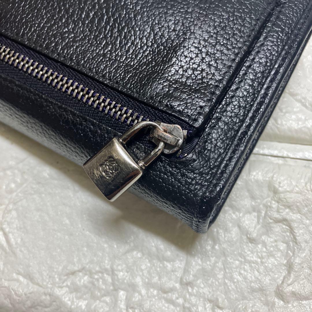LOEWE ロエベ　ブラック　長財布　カデナ