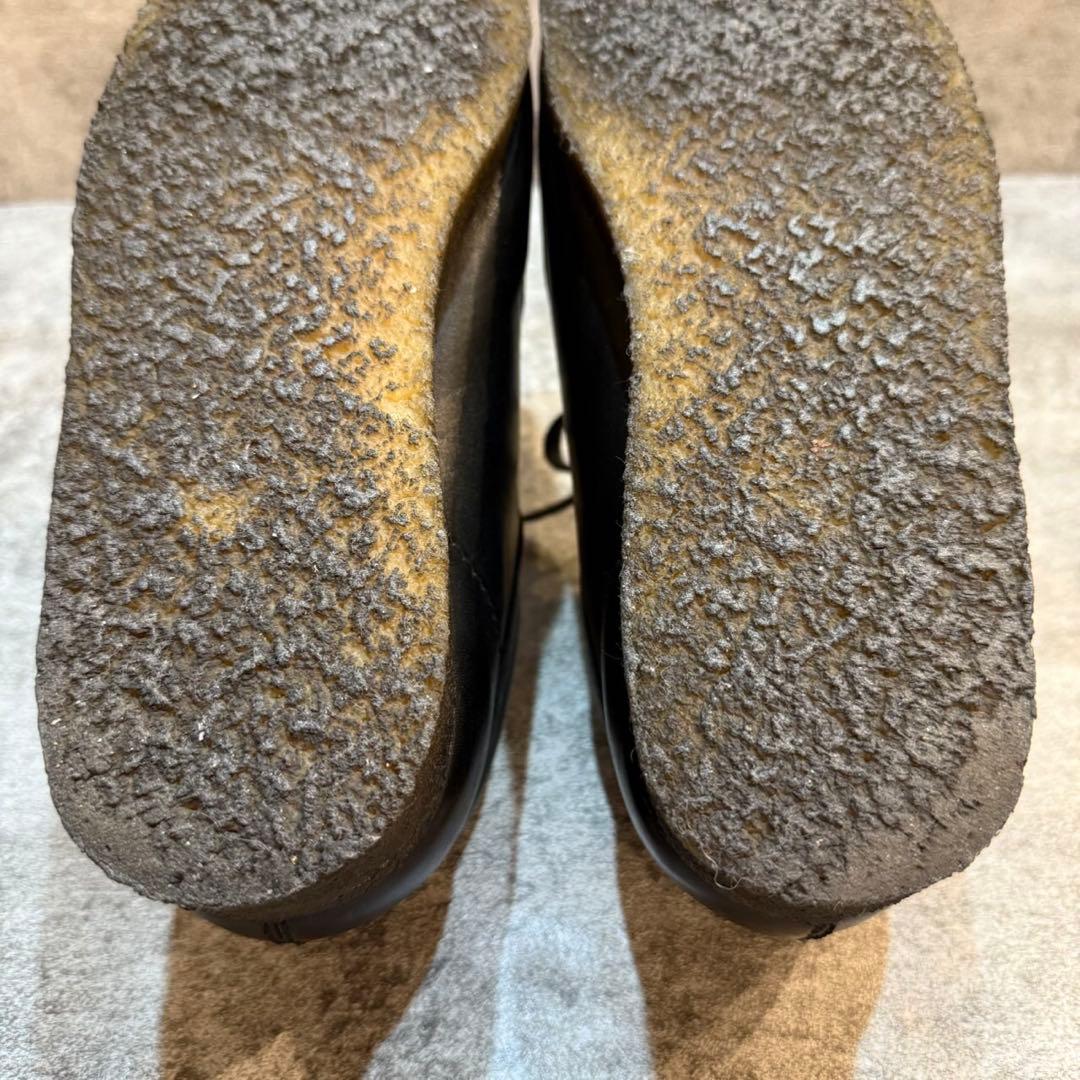 【美品】Clarks クラークス ワラビー レザー シューズ クレープソール