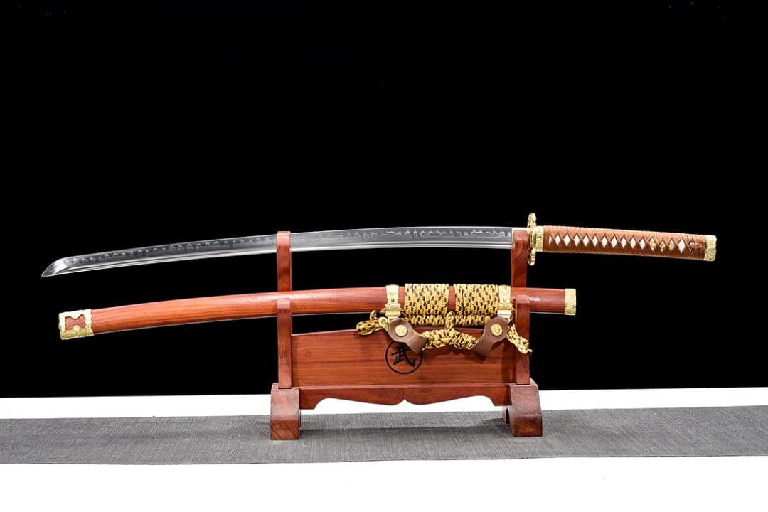 【金龍太d】武具　刀装具　日本刀　模造刀 居合刀 手鍛造打 鋼刀 武蔵 鑑賞