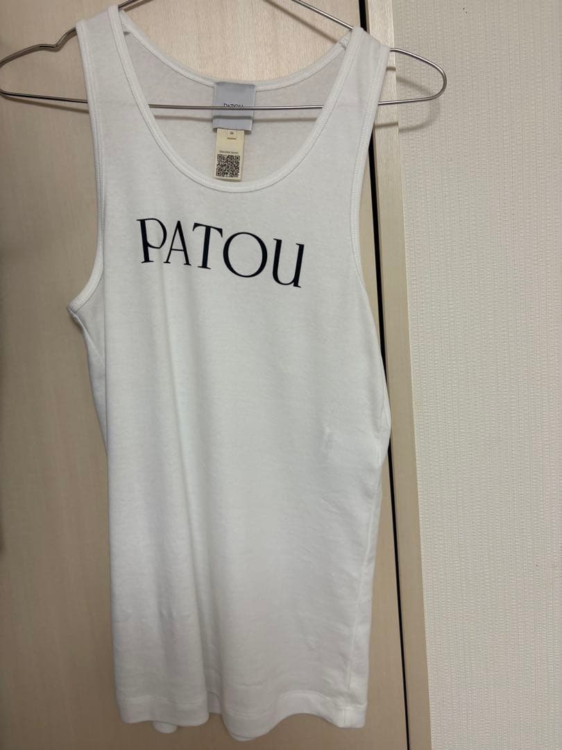 大人気　パトゥ　PATOU　ロゴ　タンクトップ　Mサイズ　オーガニックコットン