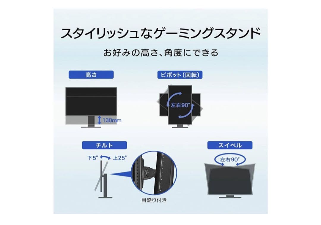 ディスプレイ・モニター本体 I-O DATA GigaCrysta GDQ271JA
