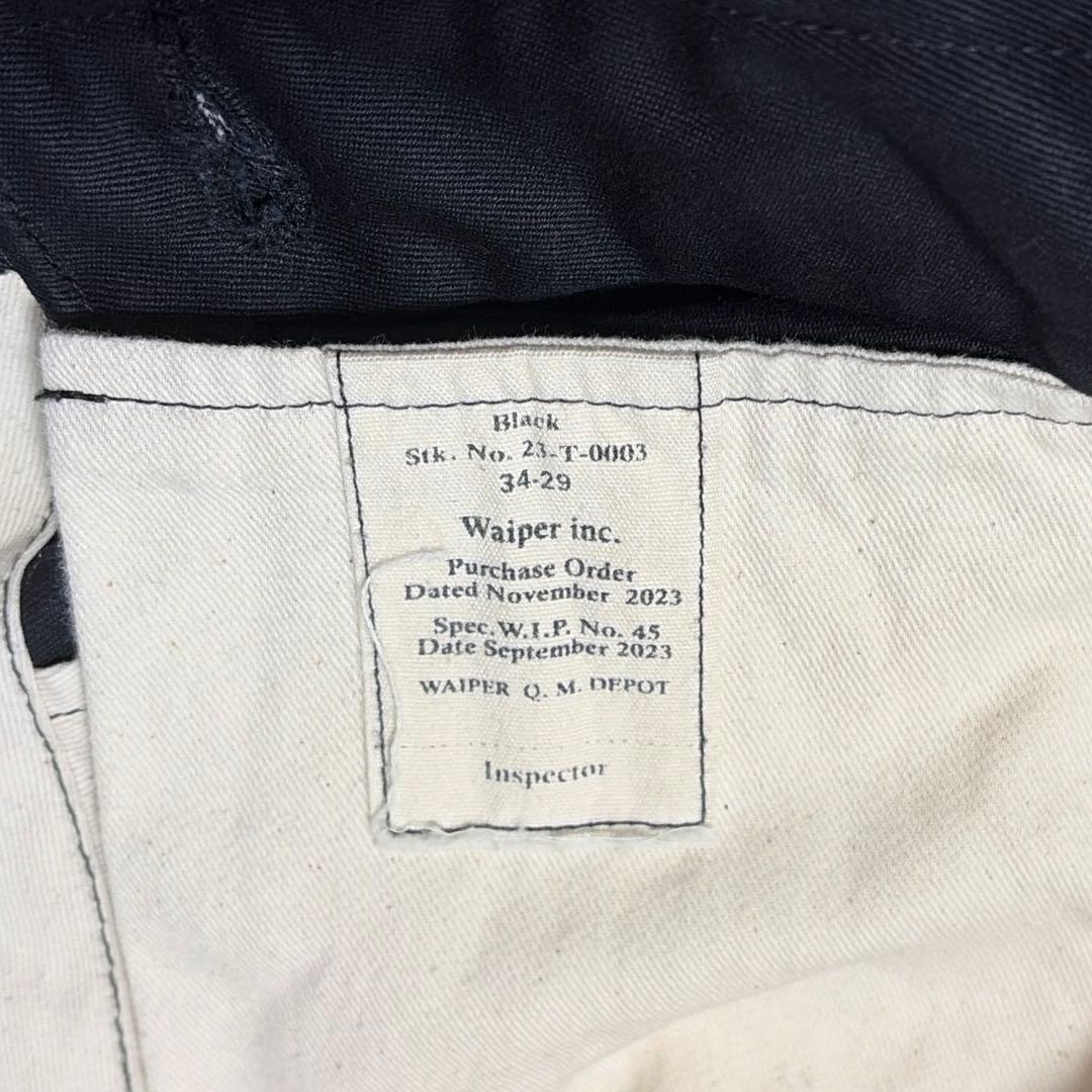 WAIPER.inc M-45 チノパン BLACK