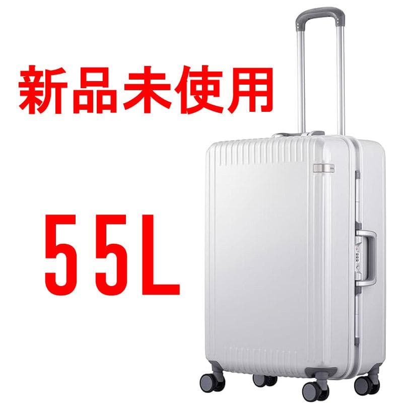 【新品未使用】ace. スーツケース パリセイド3-F 55L ホワイトカーボン