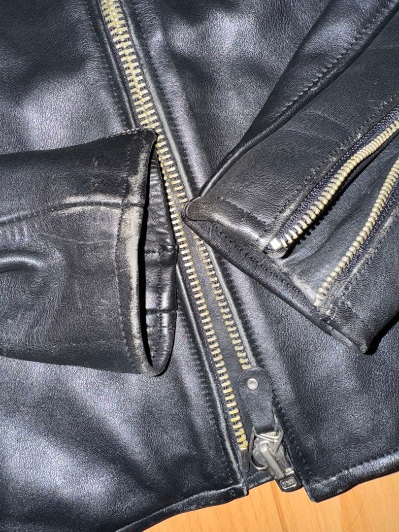 【希少！✨】HUMAN BEING 本革 ライダースジャケット 牛革