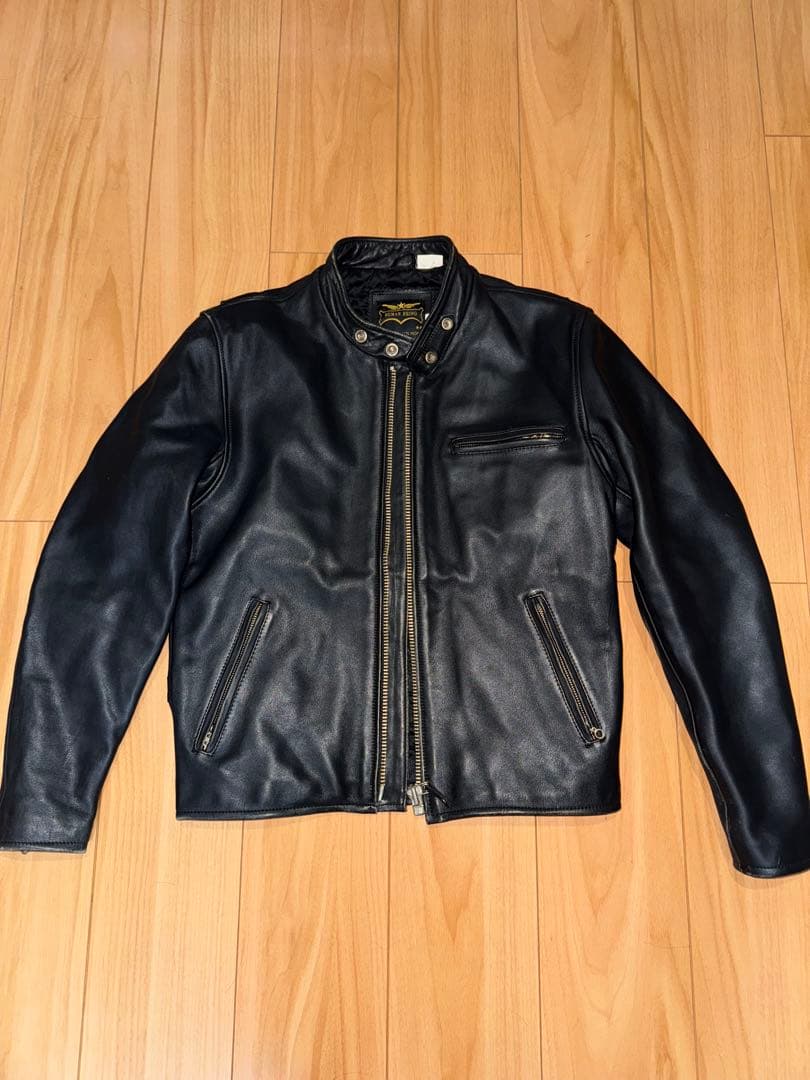 【希少！✨】HUMAN BEING 本革 ライダースジャケット 牛革