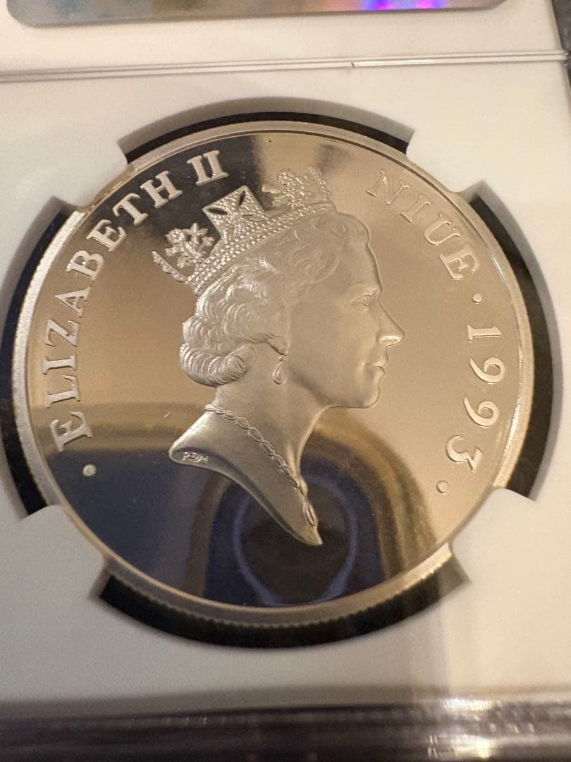 1993 ニウエ 20ドル コロネーション アニバーサリー銀貨