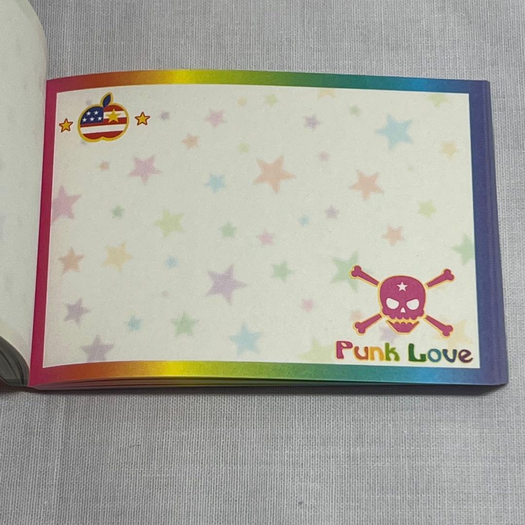 希少❤️ドクロ　ミニ　メモ帳　平成レトロ