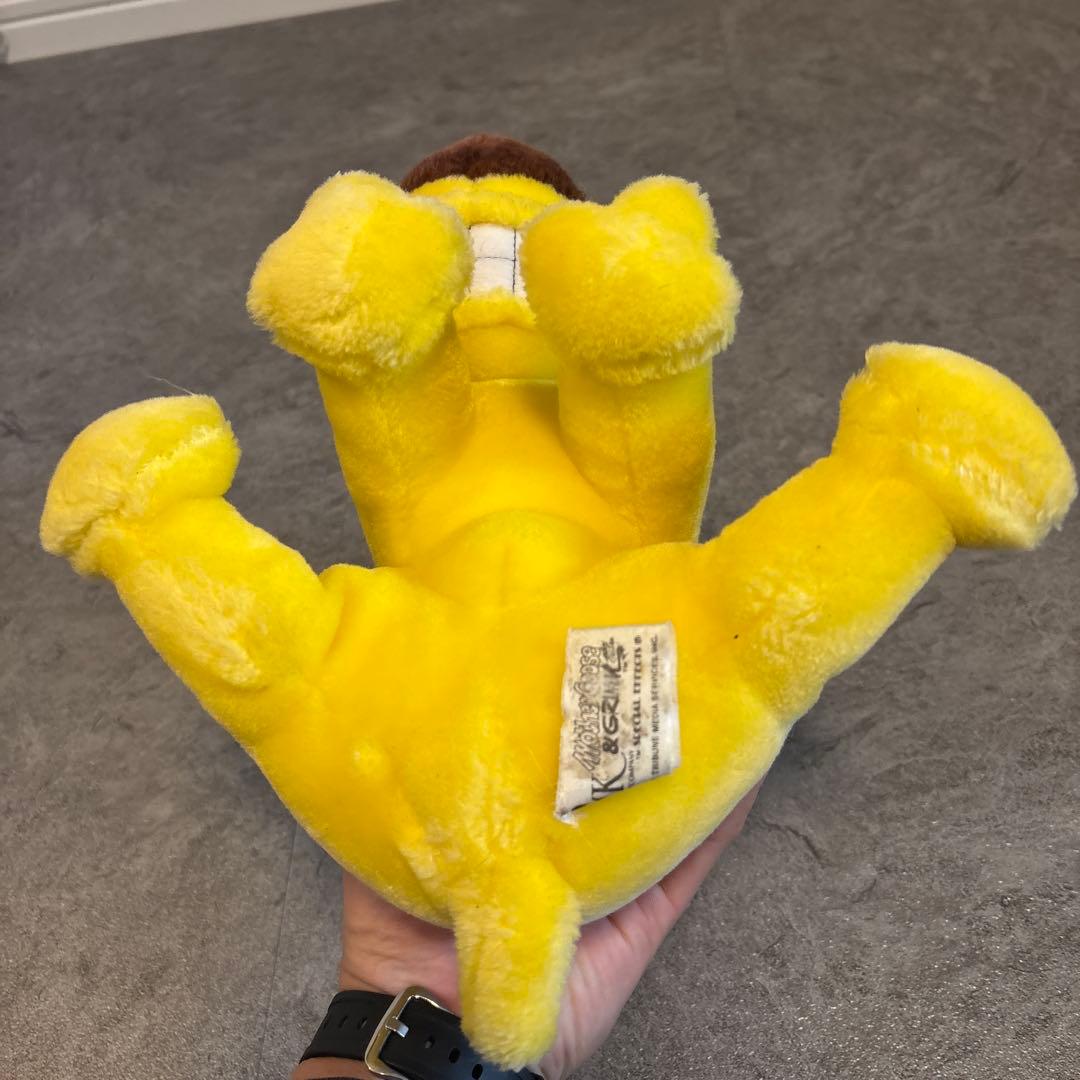 イエロー犬のぬいぐるみ　マザーグースアンドグリム