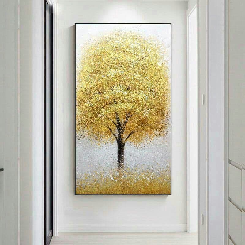 リビング装飾画の抽象的な手描きの油絵の玄関の廊下に掛けてあります。893